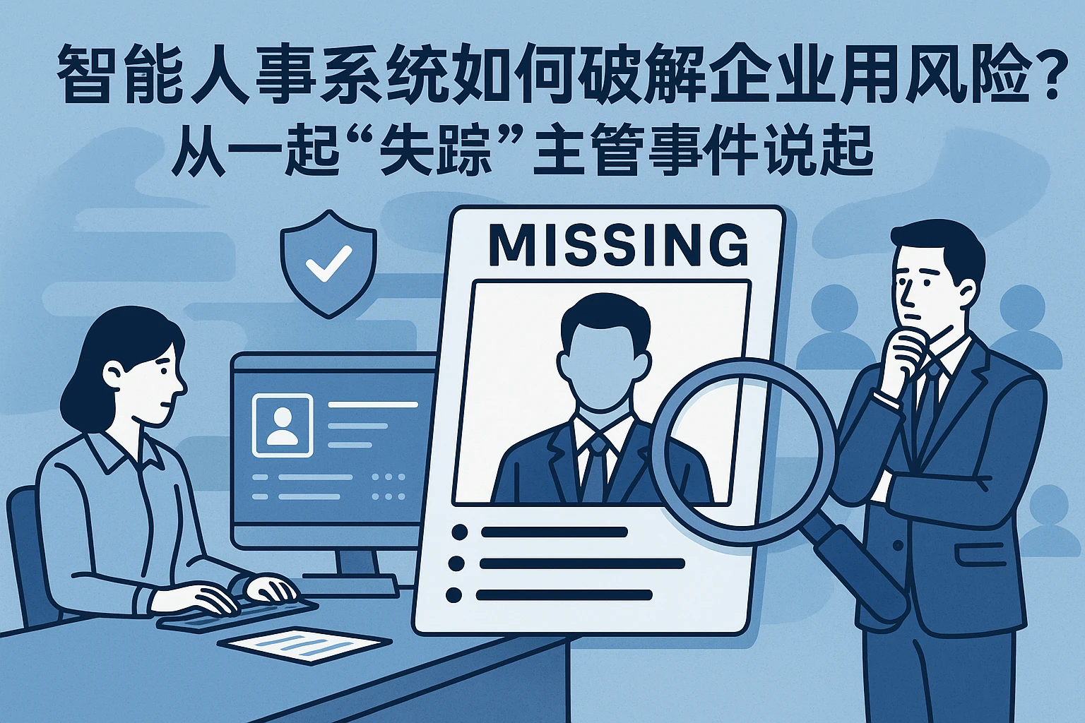 智能人事系统如何破解企业用工风险？从一起“失踪”主管事件说起