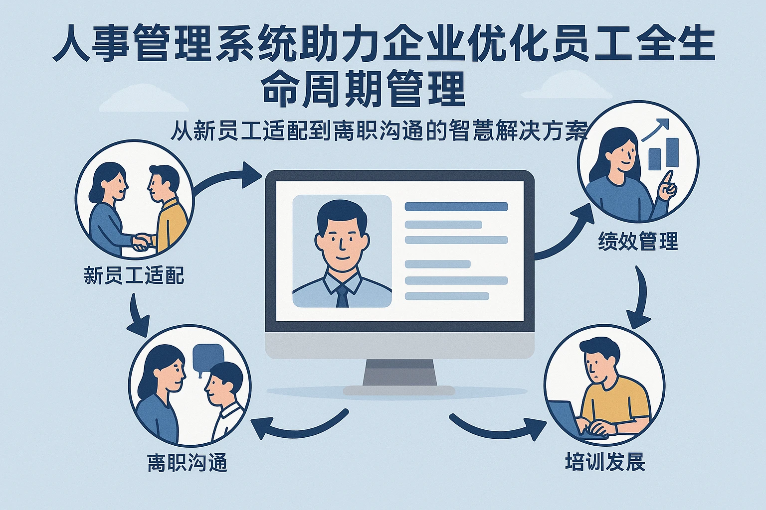 人事管理系统助力企业优化员工全生命周期管理——从新员工适配到离职沟通的智慧解决方案