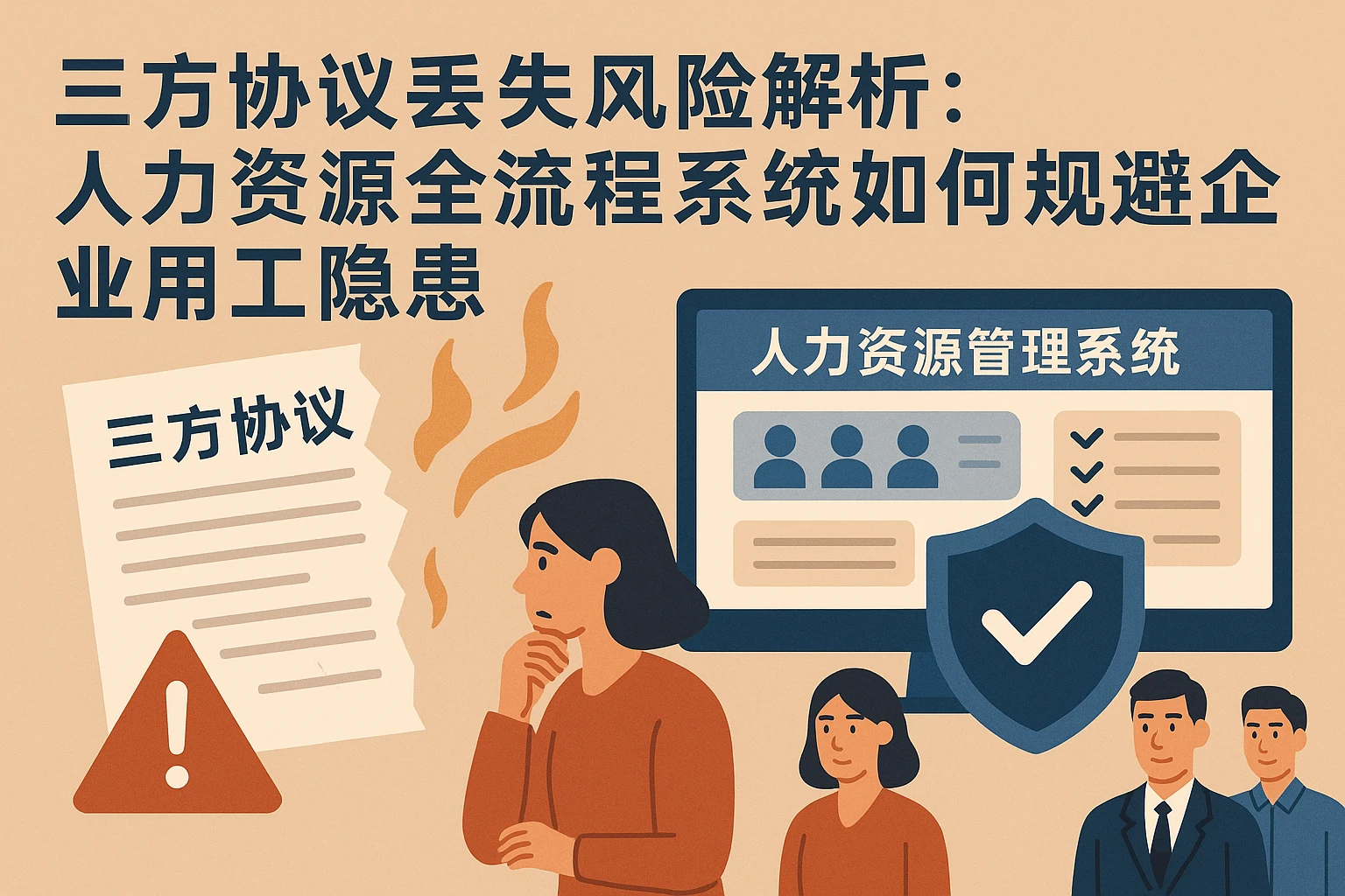 三方协议丢失风险解析：人力资源全流程系统如何规避企业用工隐患