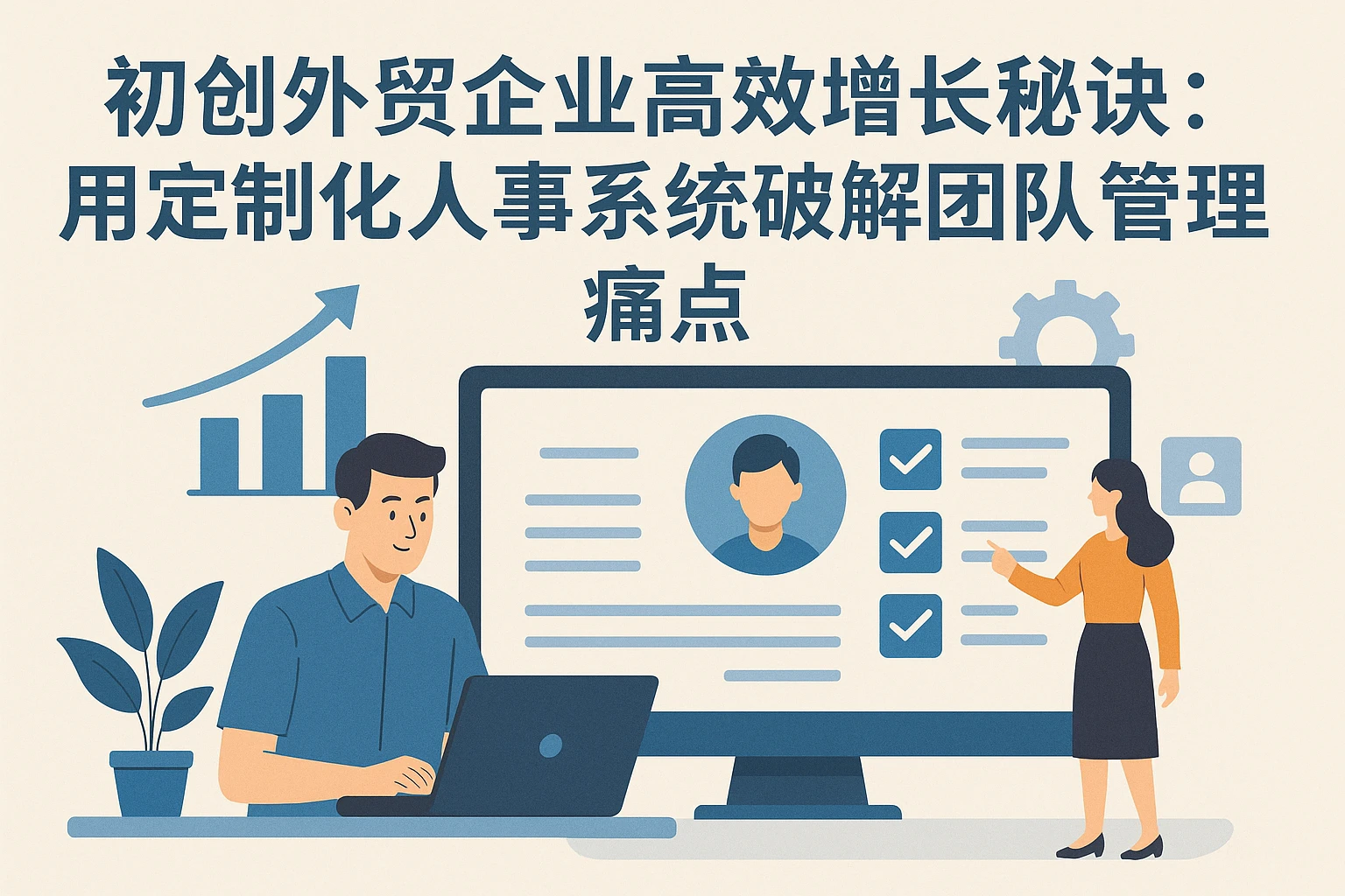 初创外贸企业高效增长秘诀：用定制化人事系统破解团队管理痛点