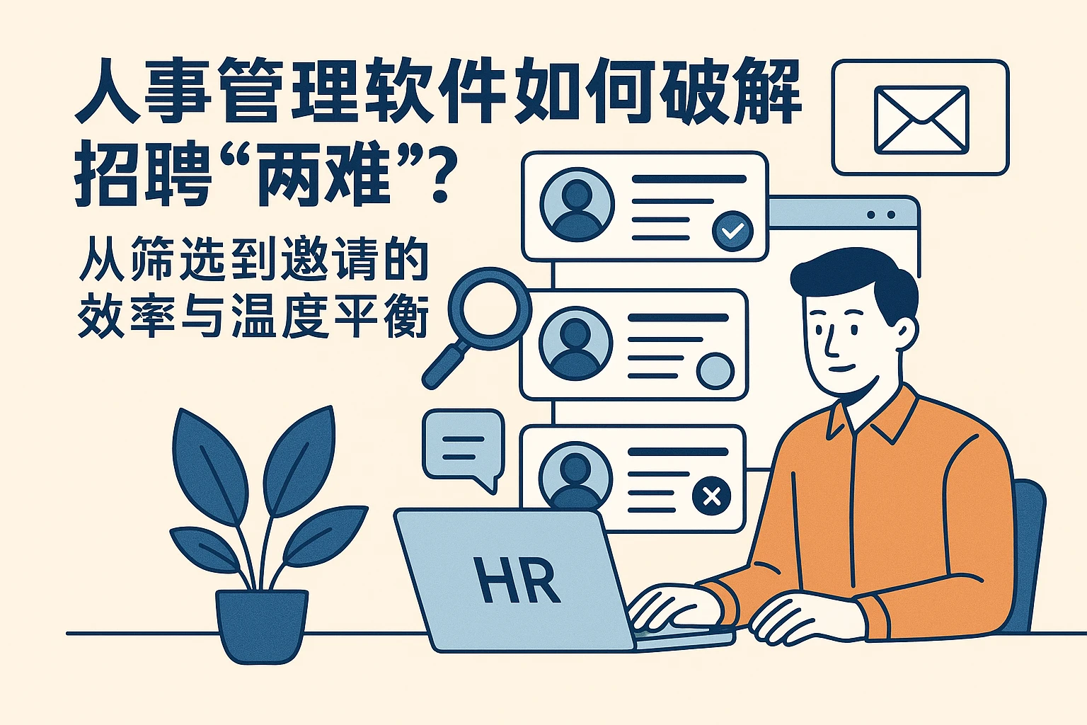 人事管理软件如何破解招聘“两难”？从筛选到邀请的效率与温度平衡术