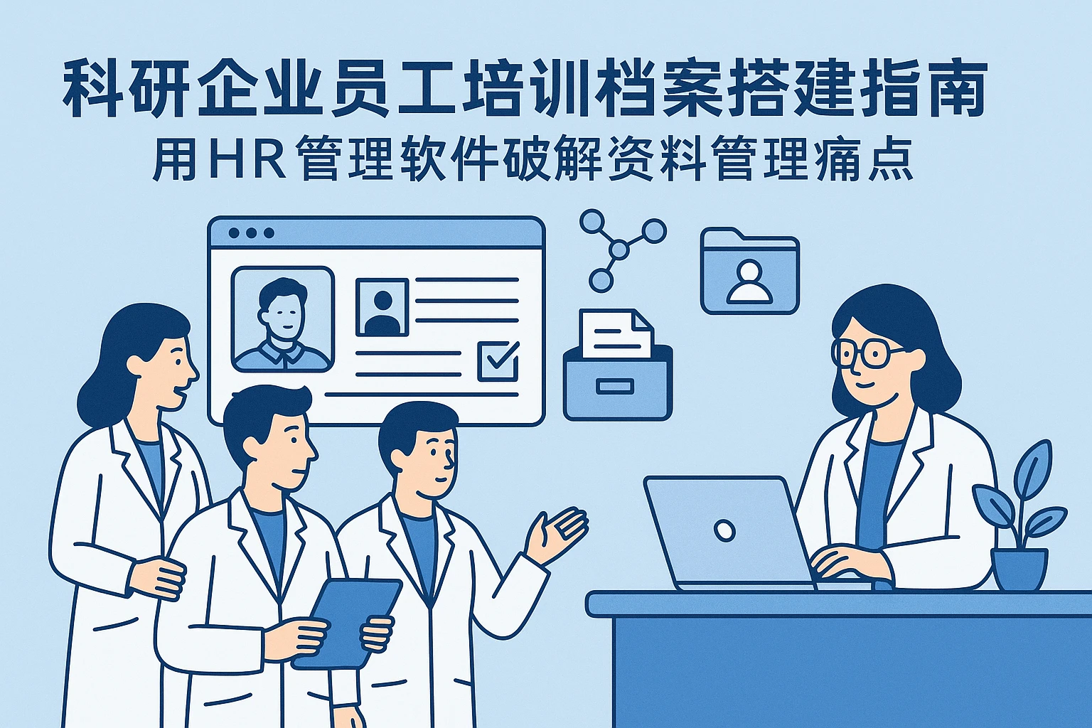 科研企业员工培训档案搭建指南：用HR管理软件破解资料管理痛点