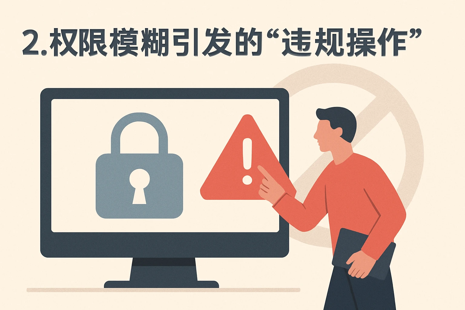 2. 权限模糊引发的“违规操作”