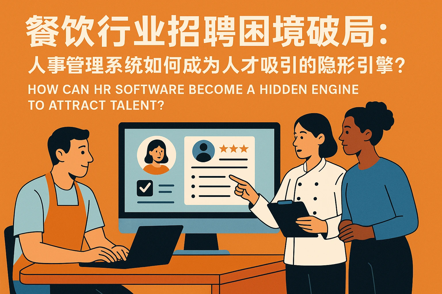 餐饮行业招聘困境破局：人事管理系统如何成为人才吸引的隐形引擎？