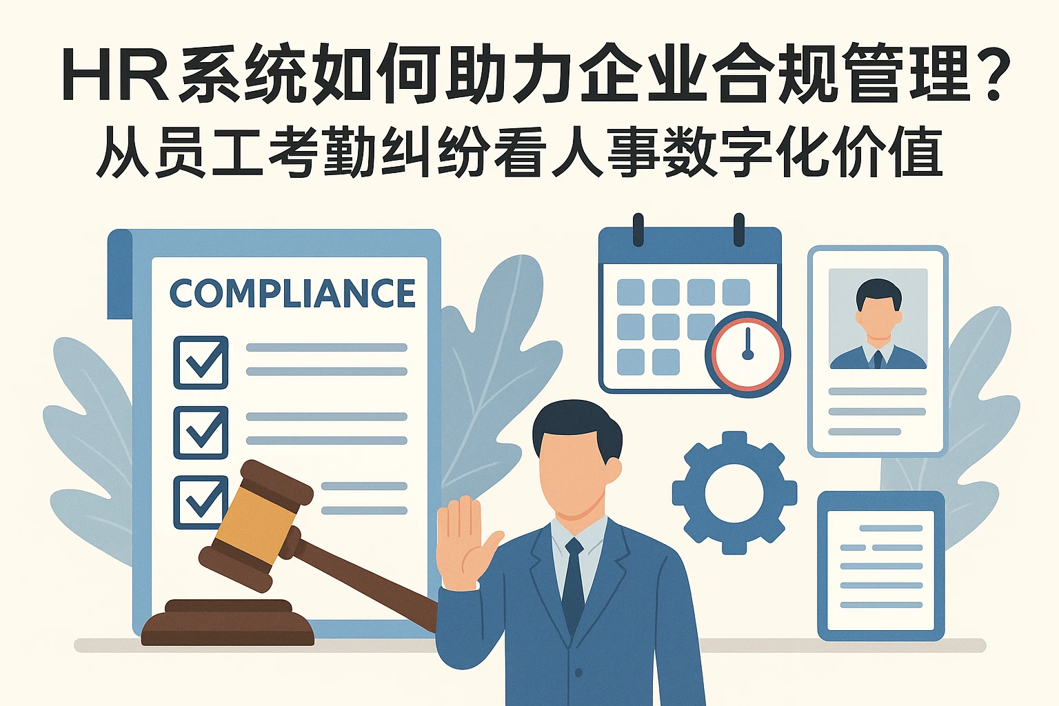 HR系统如何助力企业合规管理？从员工考勤纠纷看人事数字化价值