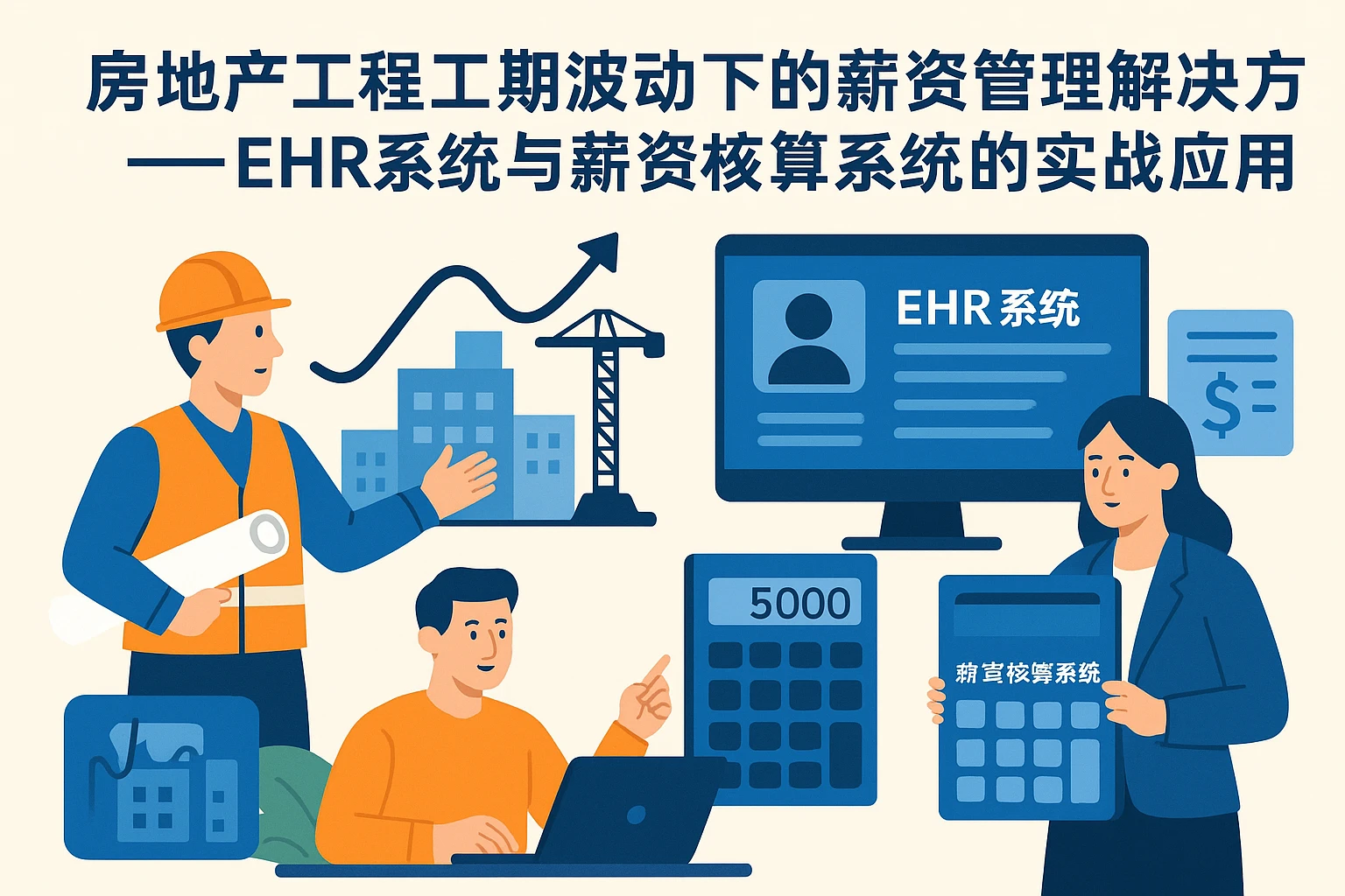 房地产工程工期波动下的薪资管理解决方案——EHR系统与薪资核算系统的实战应用