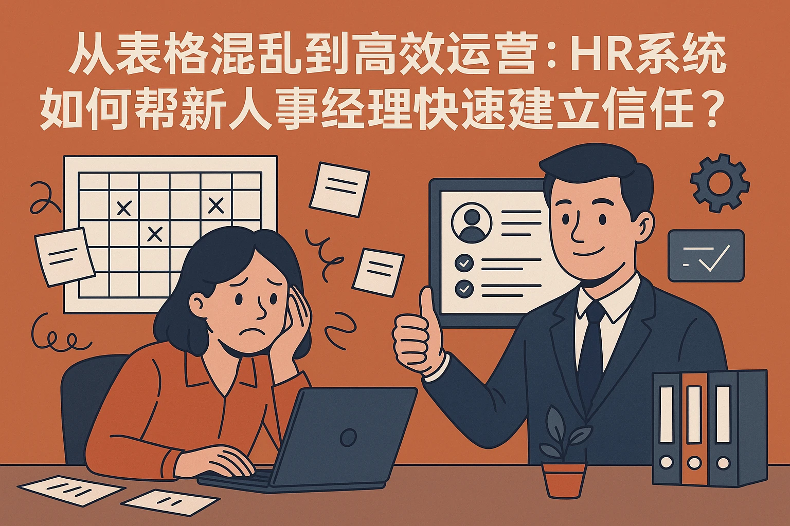 从表格混乱到高效运营：HR系统如何帮新人事经理快速建立信任？