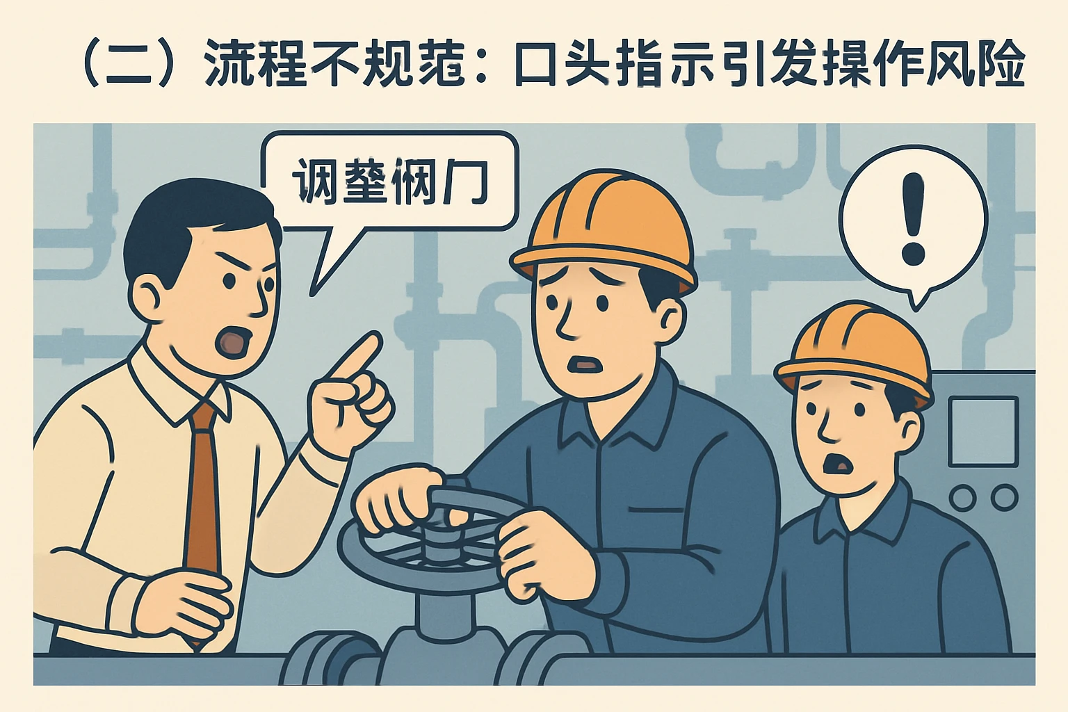 （二）流程不规范：口头指示引发操作风险