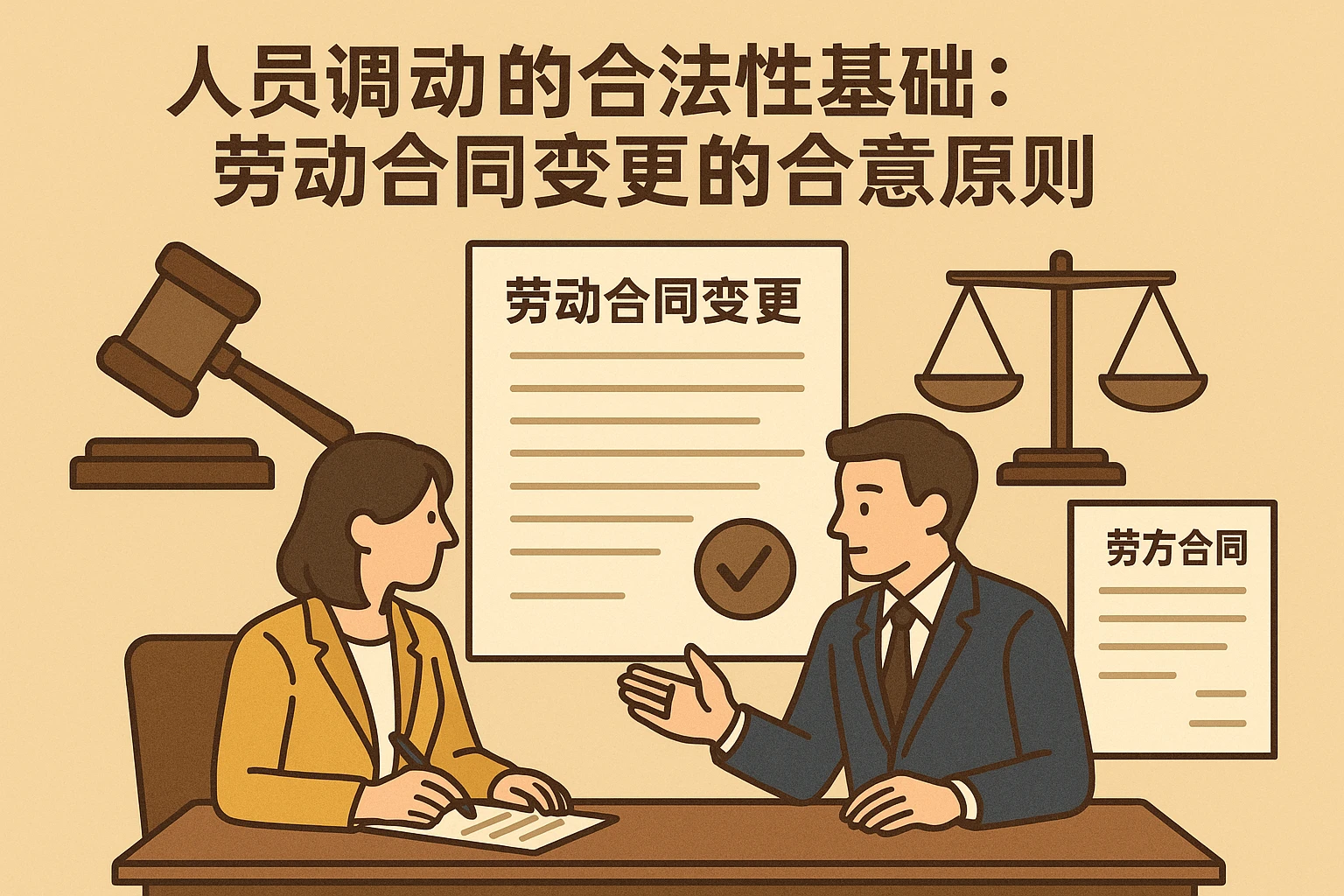 2. 人员调动的合法性基础：劳动合同变更的合意原则