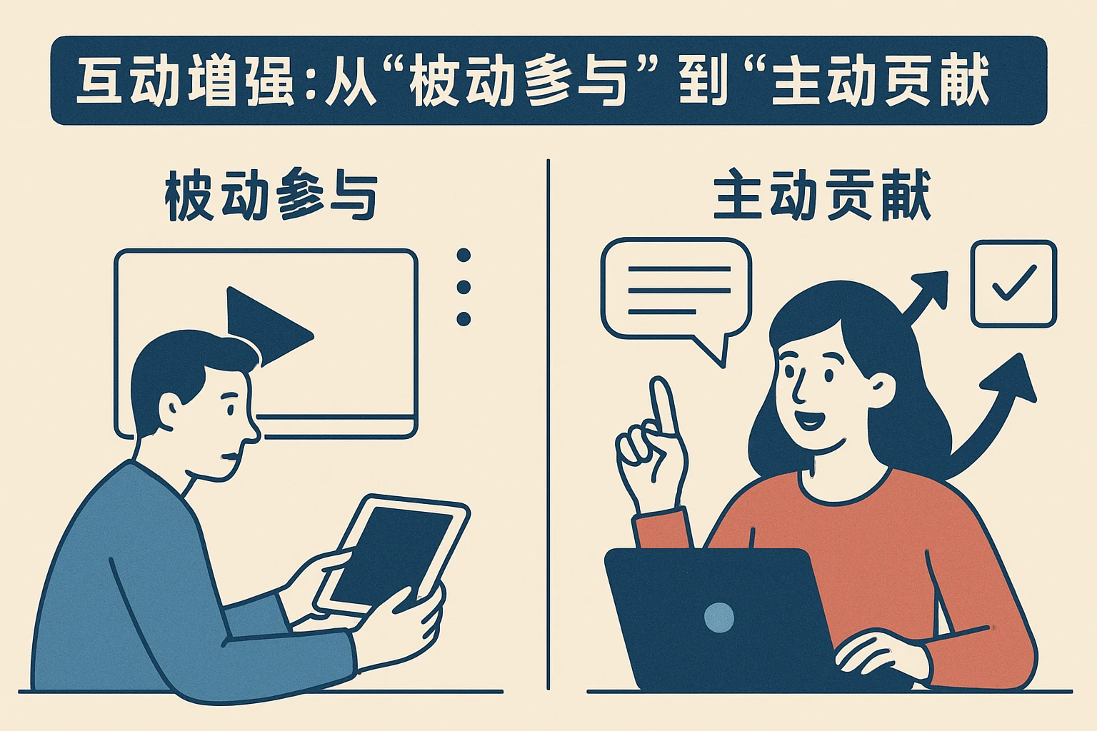 2. 互动增强：从“被动参与”到“主动贡献”