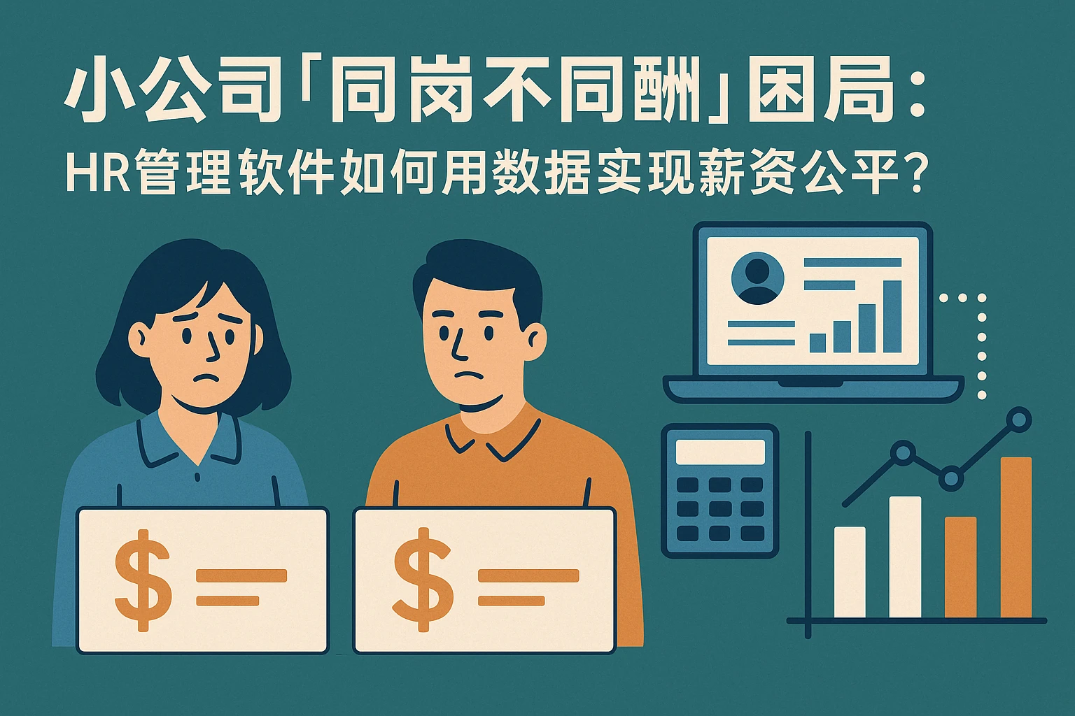 小公司“同岗不同酬”困局：HR管理软件如何用数据实现薪资公平？