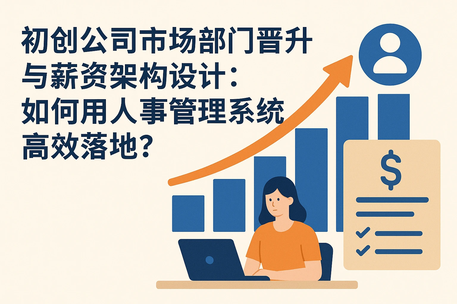 初创公司市场部门晋升与薪资架构设计：如何用人事管理系统高效落地？
