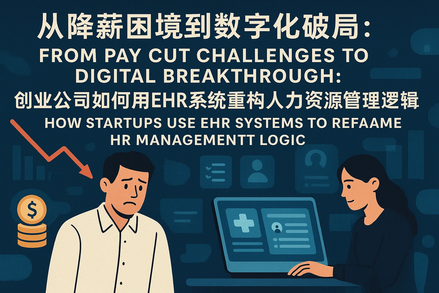 从降薪困境到数字化破局：创业公司如何用EHR系统重构人力资源管理逻辑