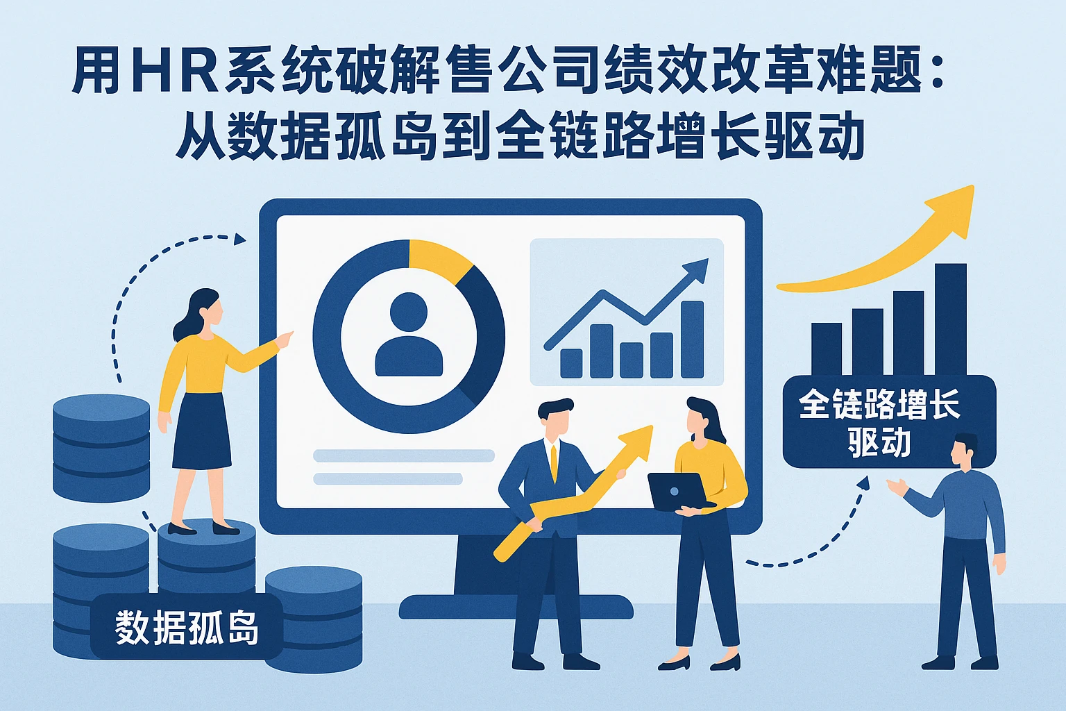用HR系统破解销售公司绩效改革难题：从数据孤岛到全链路增长驱动