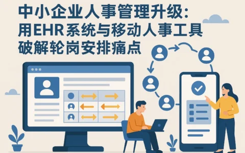 中小企业人事管理升级：用EHR系统与移动人事工具破解轮岗安排痛点