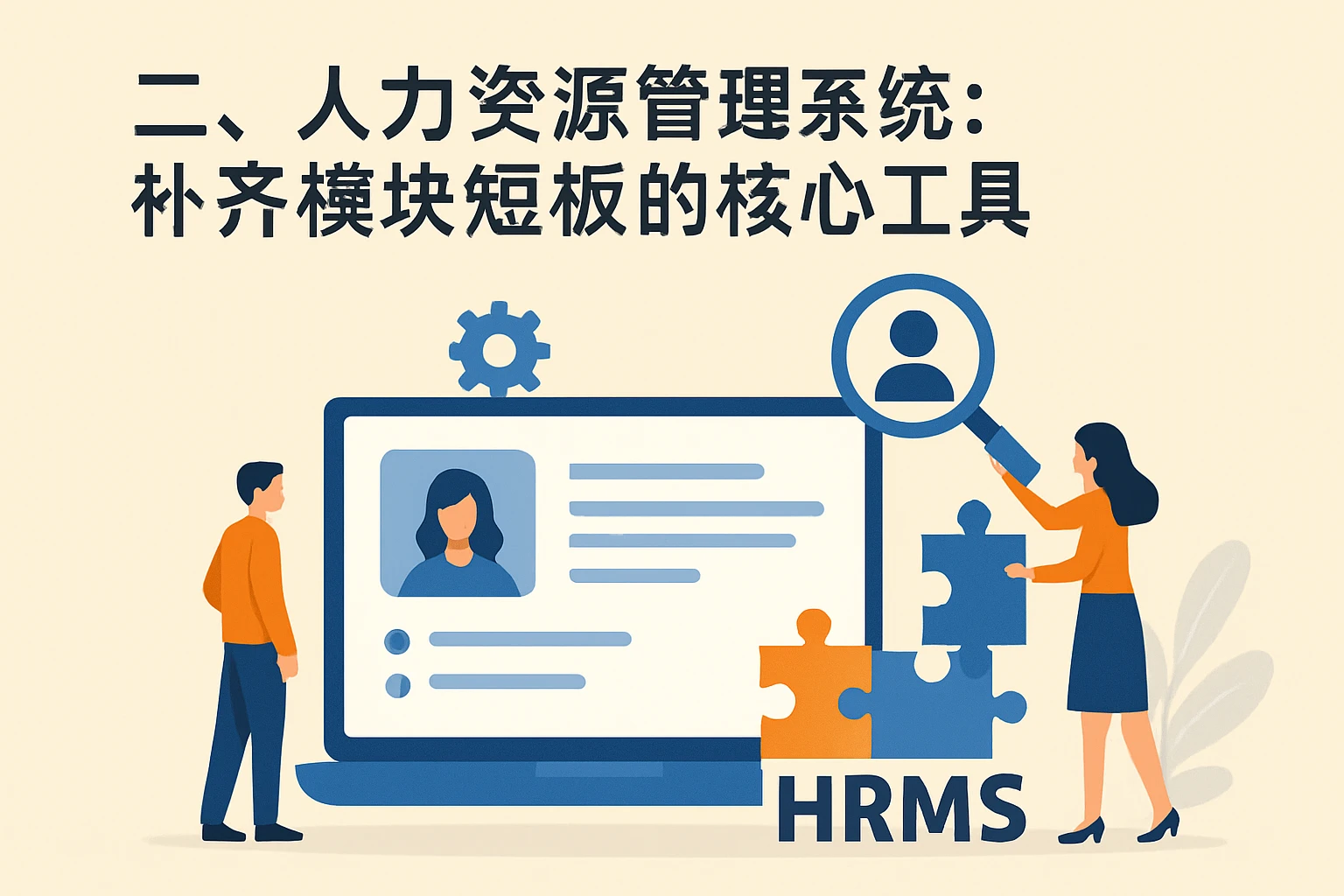 二、人力资源管理系统：补齐模块短板的核心工具