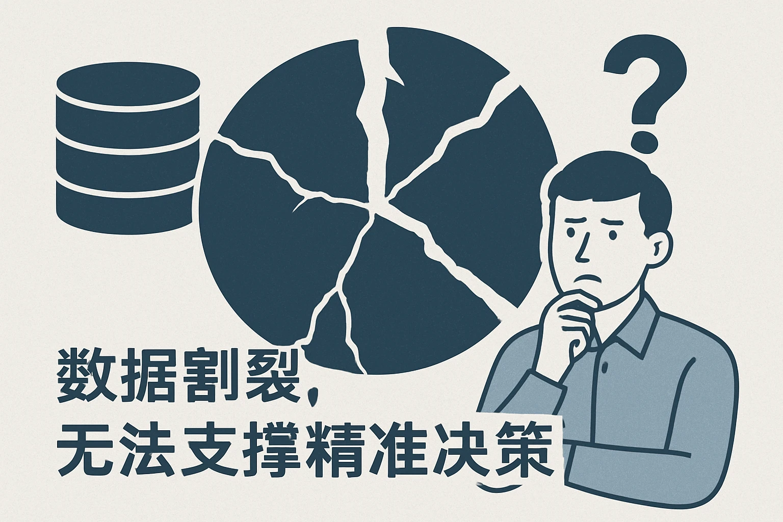 2. 数据割裂，无法支撑精准决策