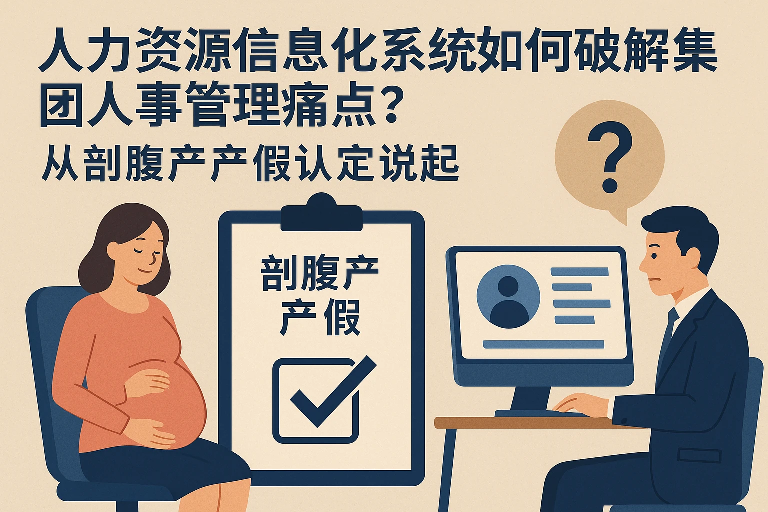 人力资源信息化系统如何破解集团人事管理痛点？从剖腹产产假认定说起