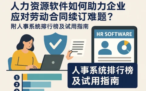 人力资源软件如何助力企业应对劳动合同续订难题?——附人事系统排行榜及试用指南