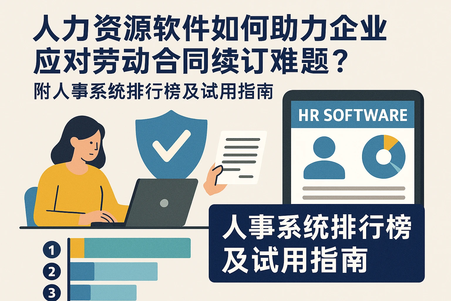人力资源软件如何助力企业应对劳动合同续订难题？——附人事系统排行榜及试用指南