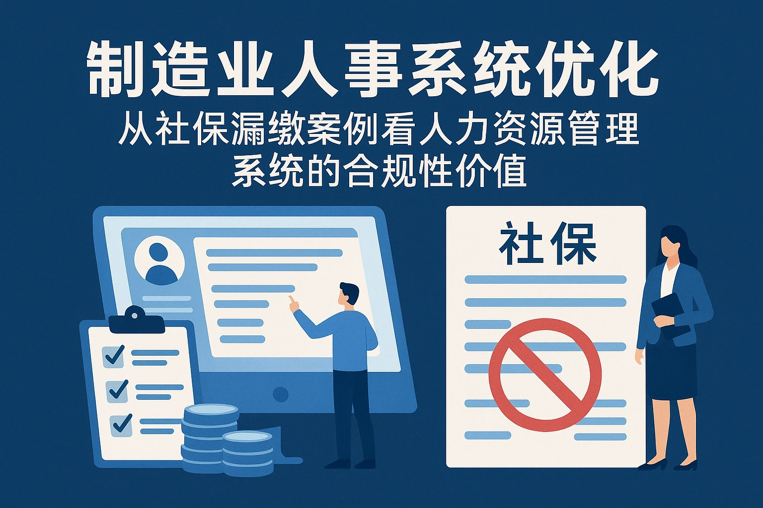制造业人事系统优化：从社保漏缴案例看人力资源管理系统的合规性价值