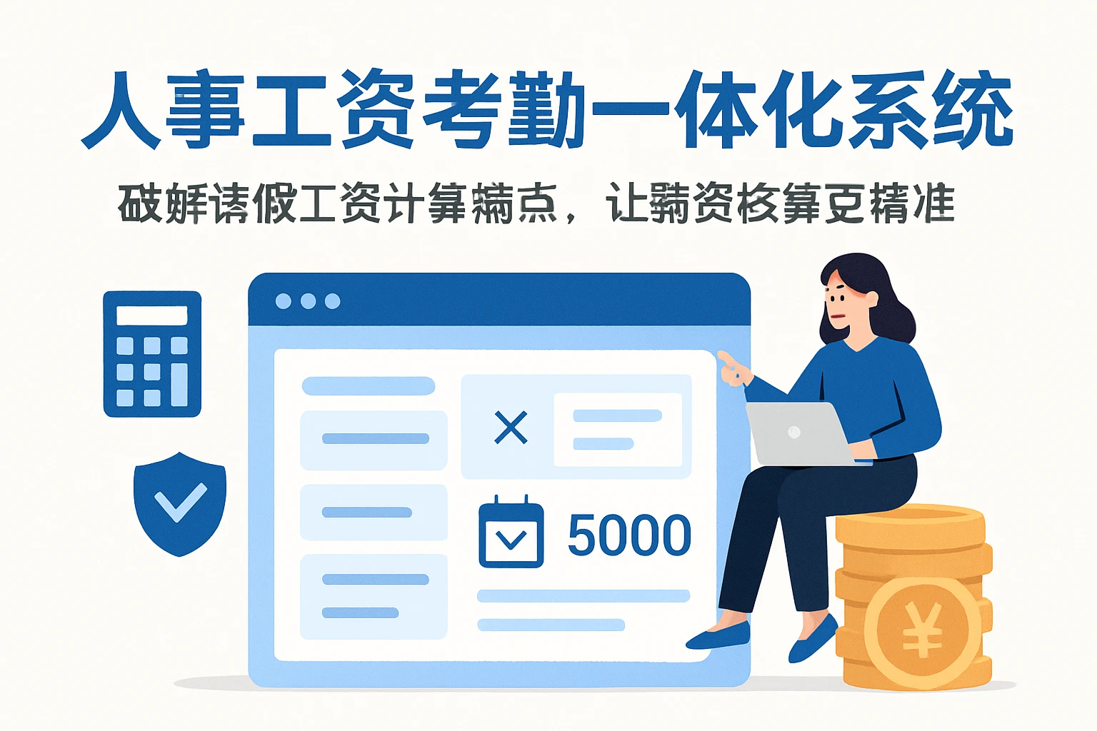 人事工资考勤一体化系统：破解请假工资计算痛点，让薪资核算更精准