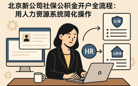 北京新公司社保公积金开户全流程：用人力资源系统简化操作