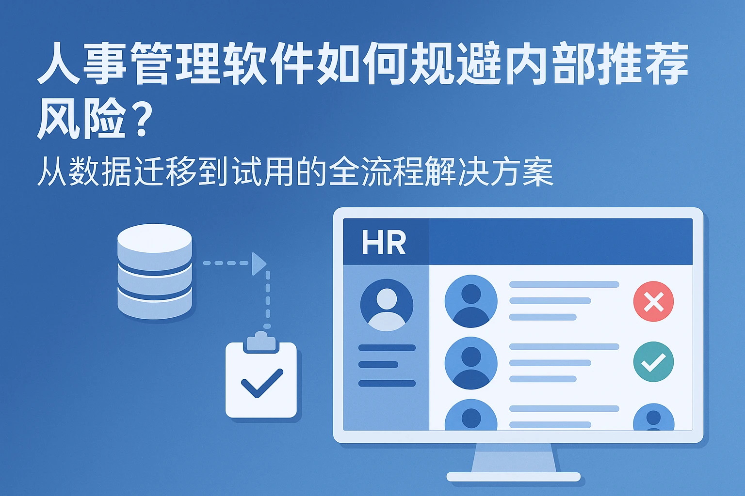 人事管理软件如何规避内部推荐风险？从数据迁移到试用的全流程解决方案