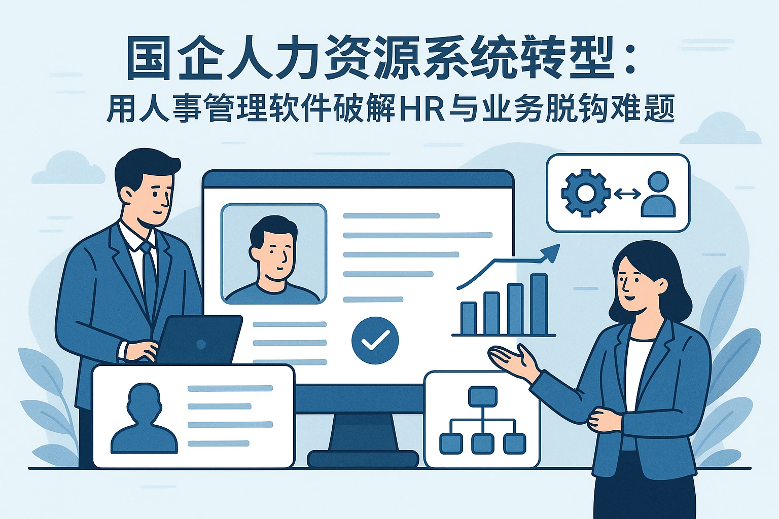 国企人力资源系统转型：用人事管理软件破解HR与业务脱钩难题