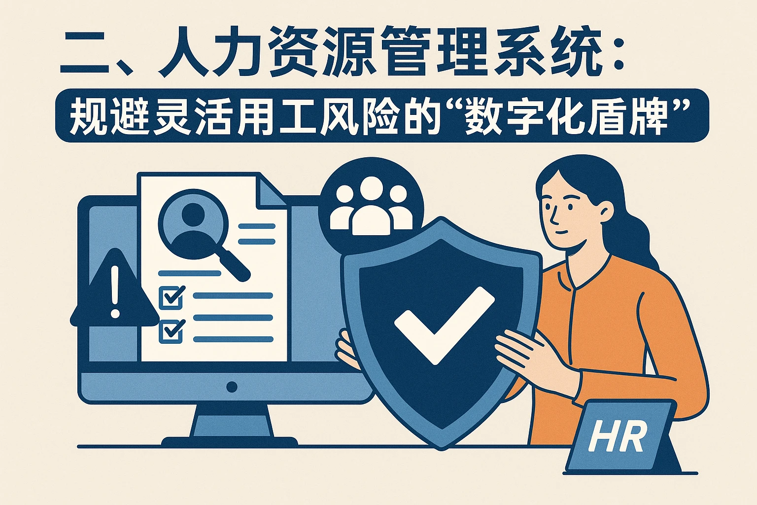 二、人力资源管理系统：规避灵活用工风险的“数字化盾牌”