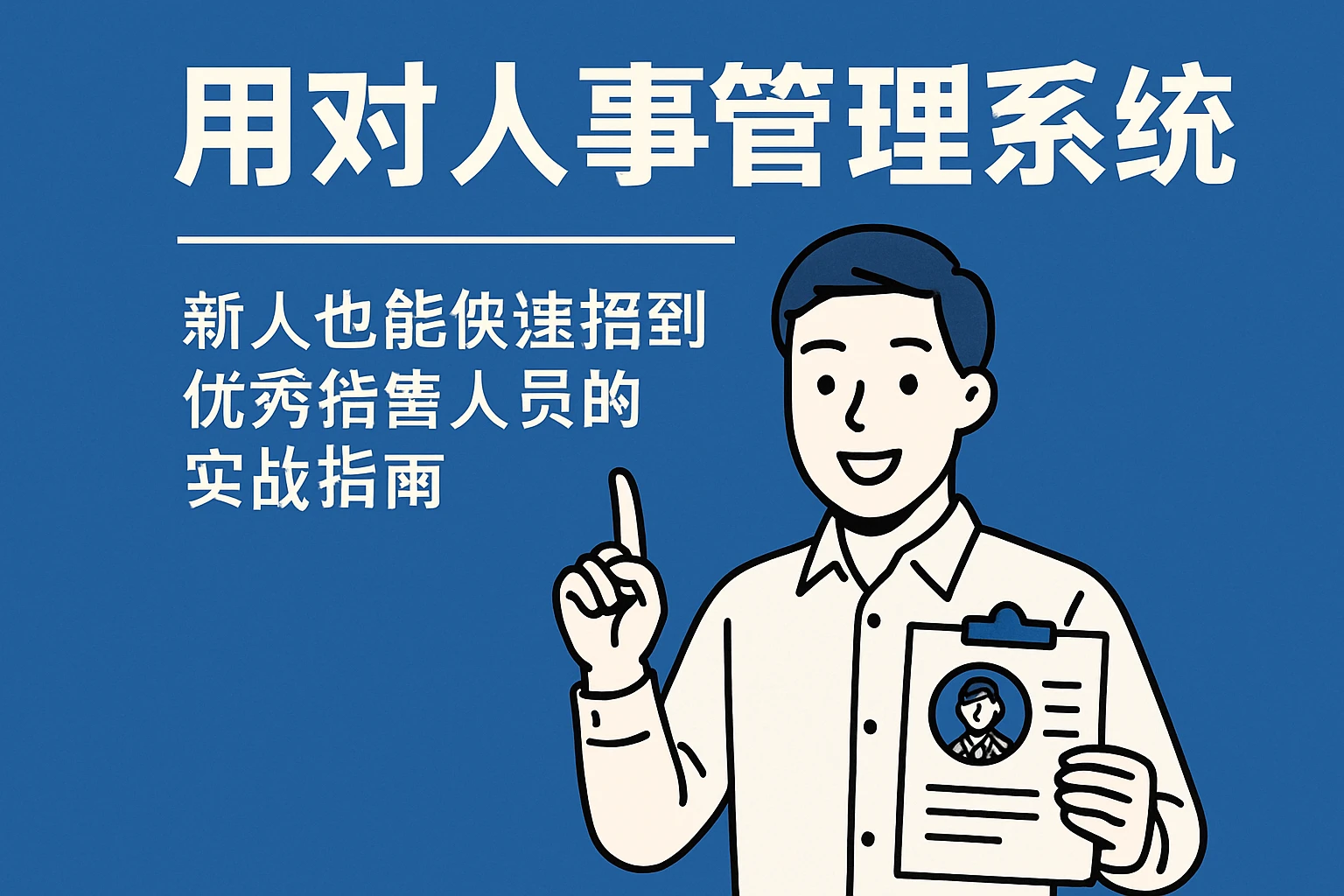 用对人事管理系统：新人也能快速招到优秀销售人员的实战指南