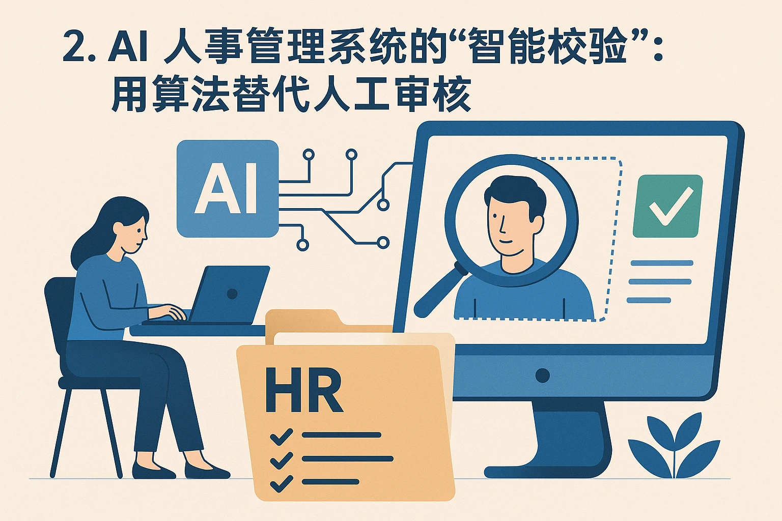 2. AI人事管理系统的“智能校验”：用算法替代人工审核