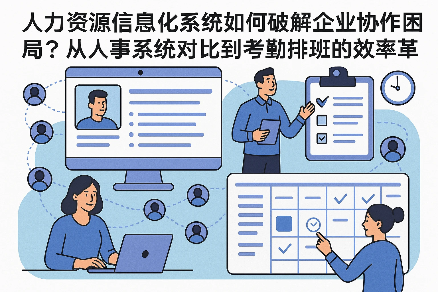 人力资源信息化系统如何破解企业协作困局？从人事系统对比到考勤排班的效率革命