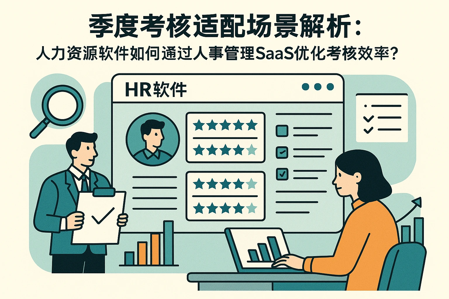 季度考核适配场景解析：人力资源软件如何通过人事管理SaaS优化考核效率？