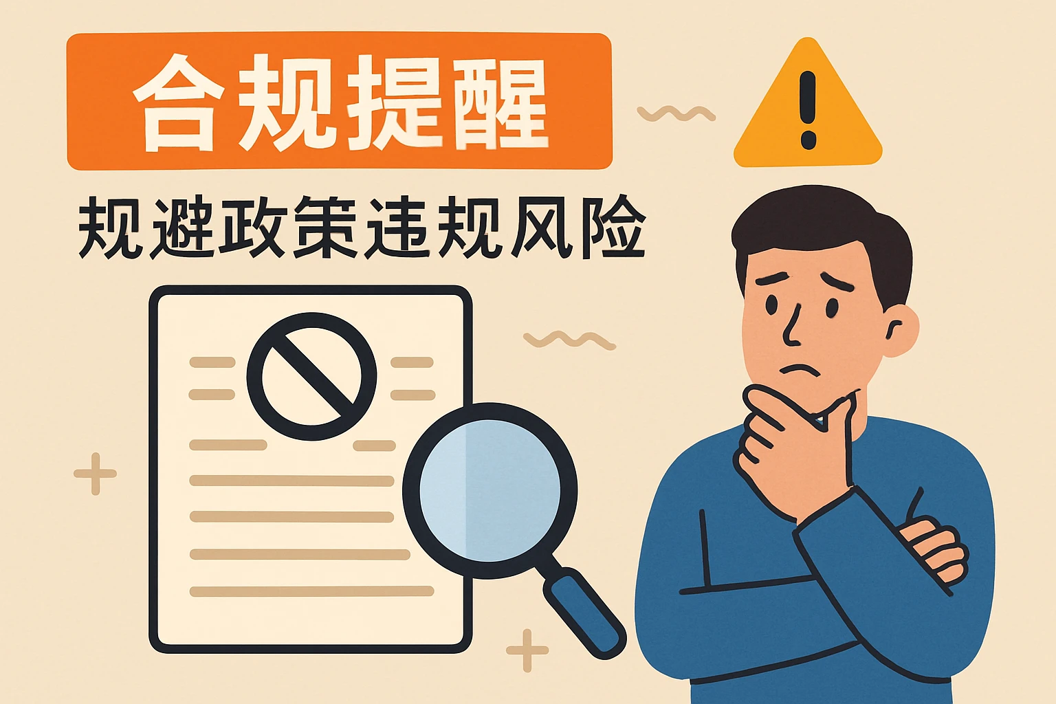 2. 合规提醒：规避政策违规风险
