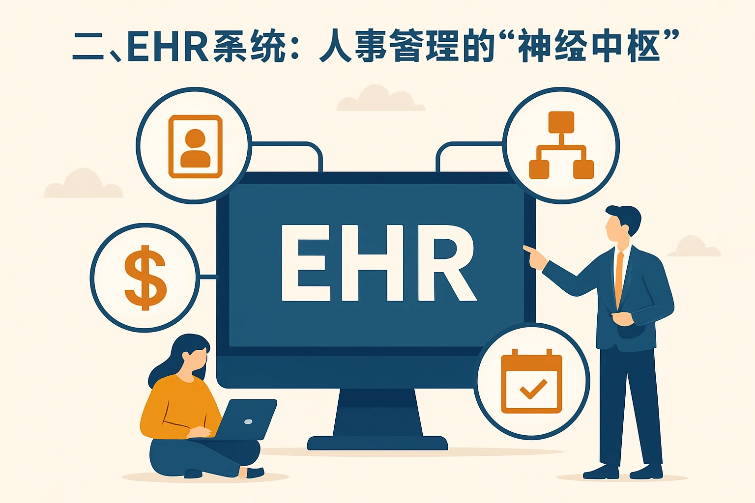 二、EHR系统：人事管理的“神经中枢”