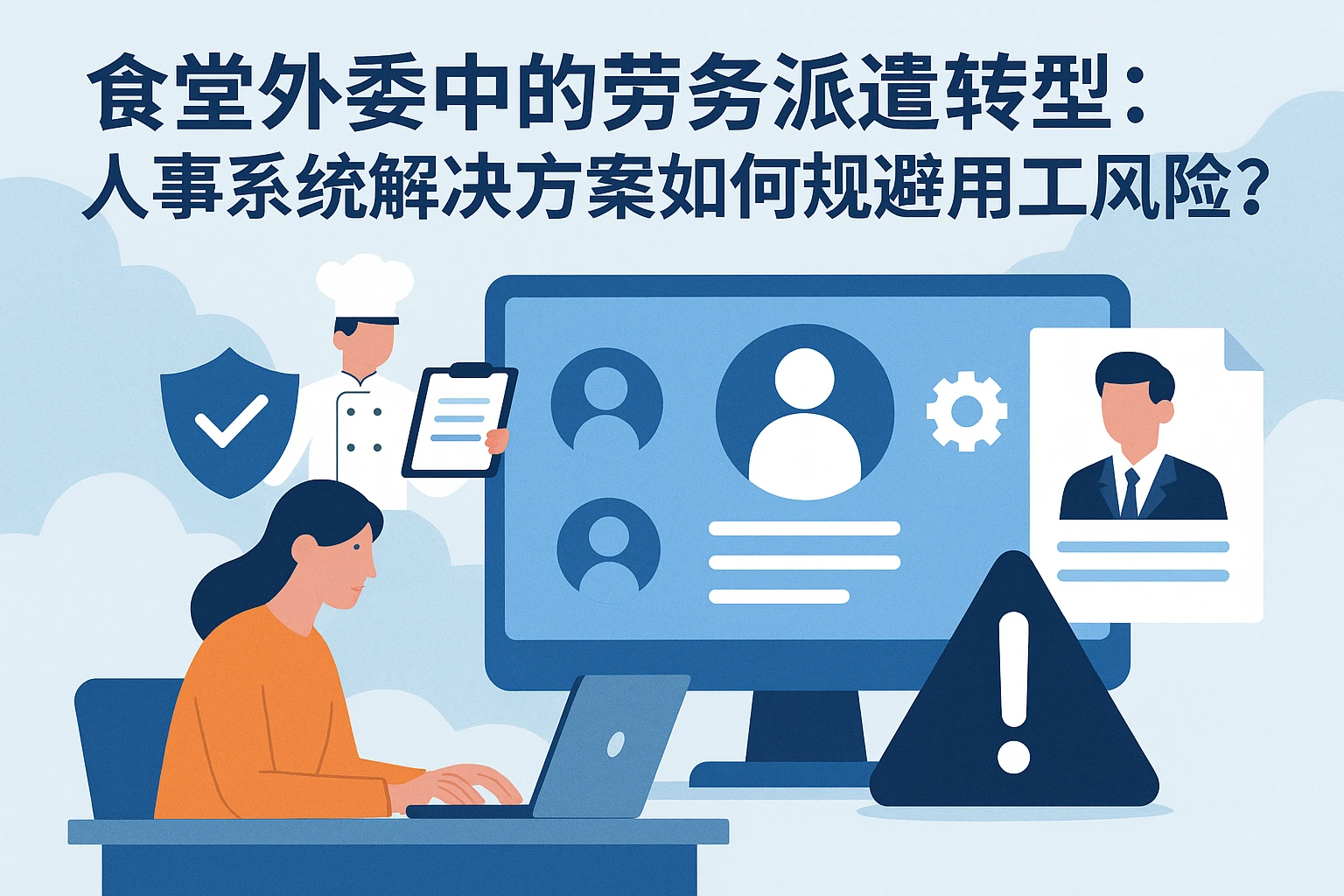 食堂外委中的劳务派遣转型：人事系统解决方案如何规避用工风险？