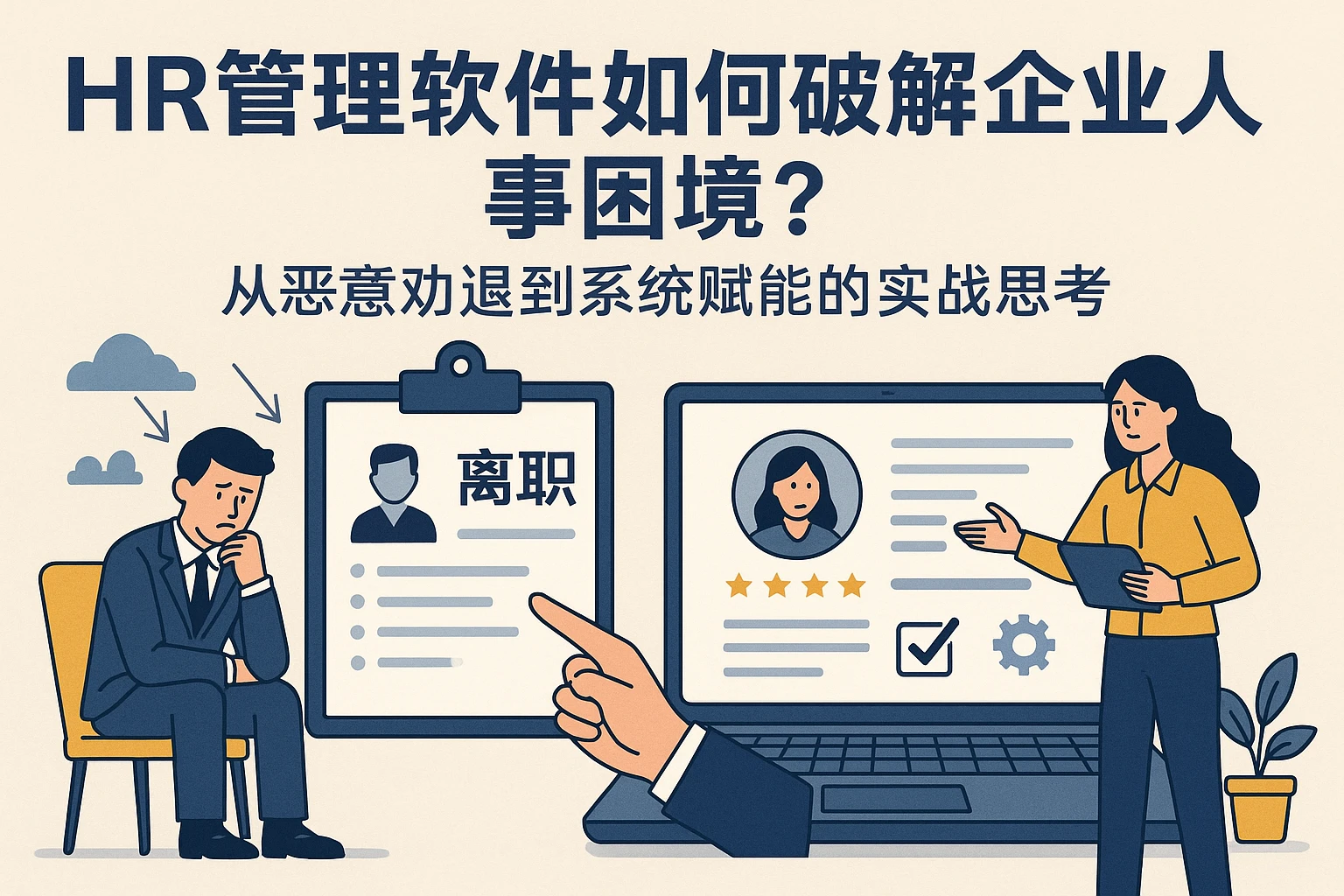 HR管理软件如何破解企业人事困境？从恶意劝退到系统赋能的实战思考