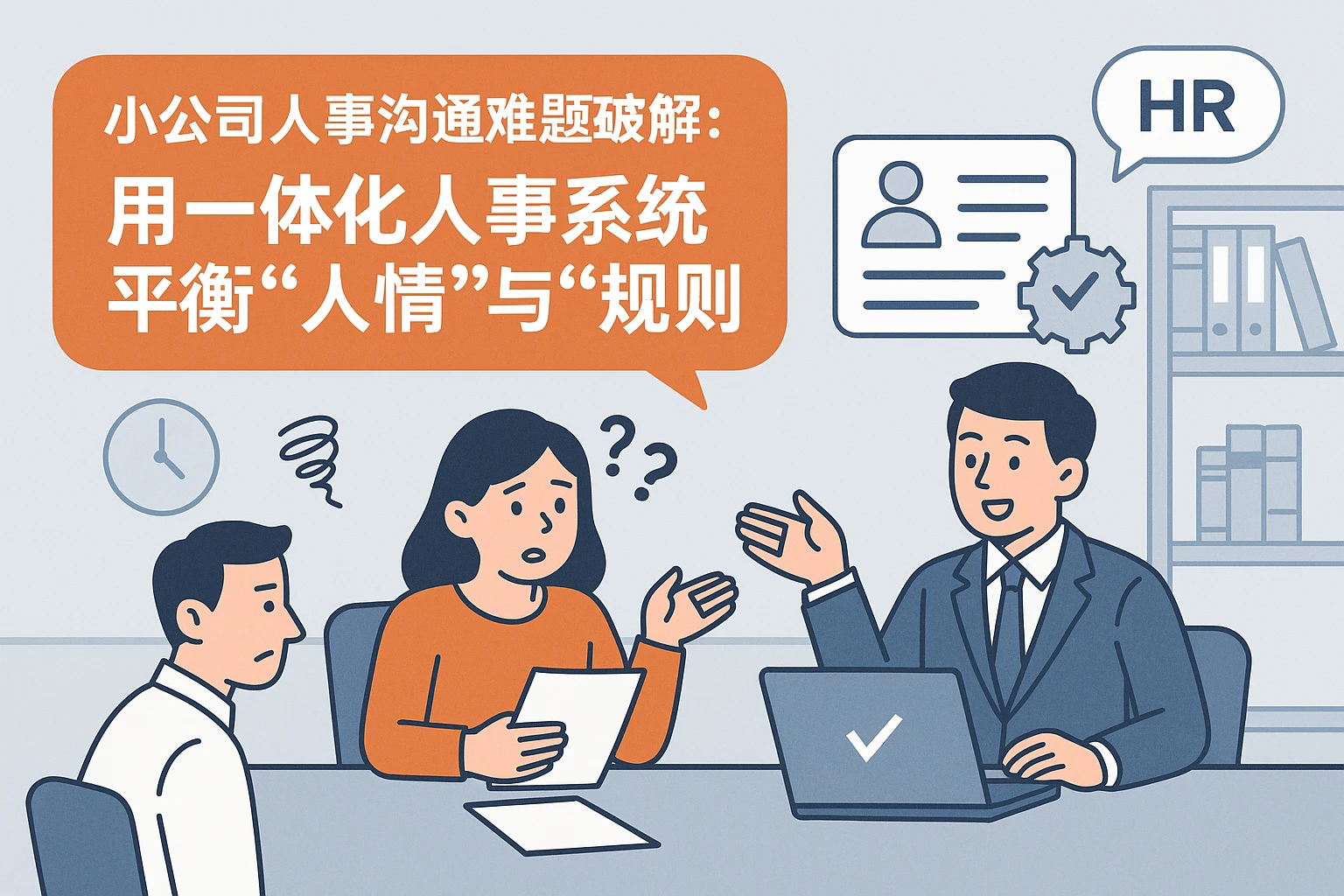 小公司人事沟通难题破解：用一体化人事系统平衡“人情”与“规则”