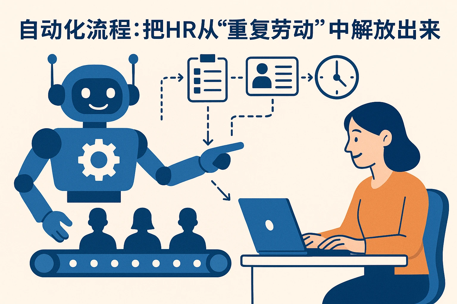 2. 自动化流程：把HR从“重复劳动”中解放出来