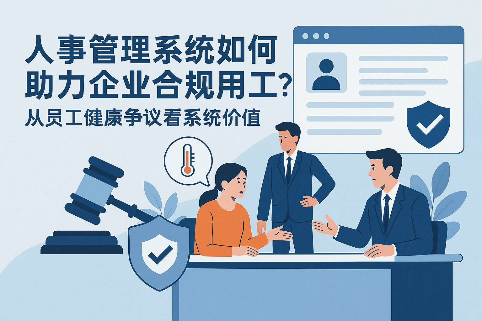 人事管理系统如何助力企业合规用工？从员工健康争议看系统价值