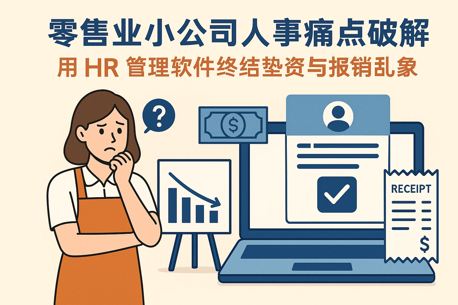 零售业小公司人事痛点破解：用HR管理软件终结垫资与报销乱象