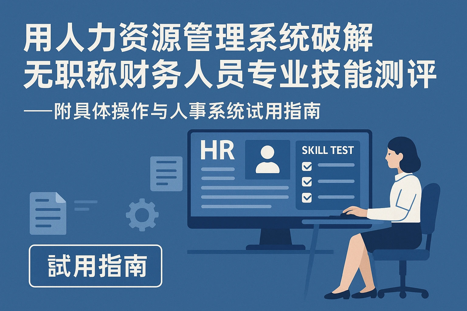 用人力资源管理系统破解无职称财务人员专业技能测评难题——附具体操作与人事系统试用指南