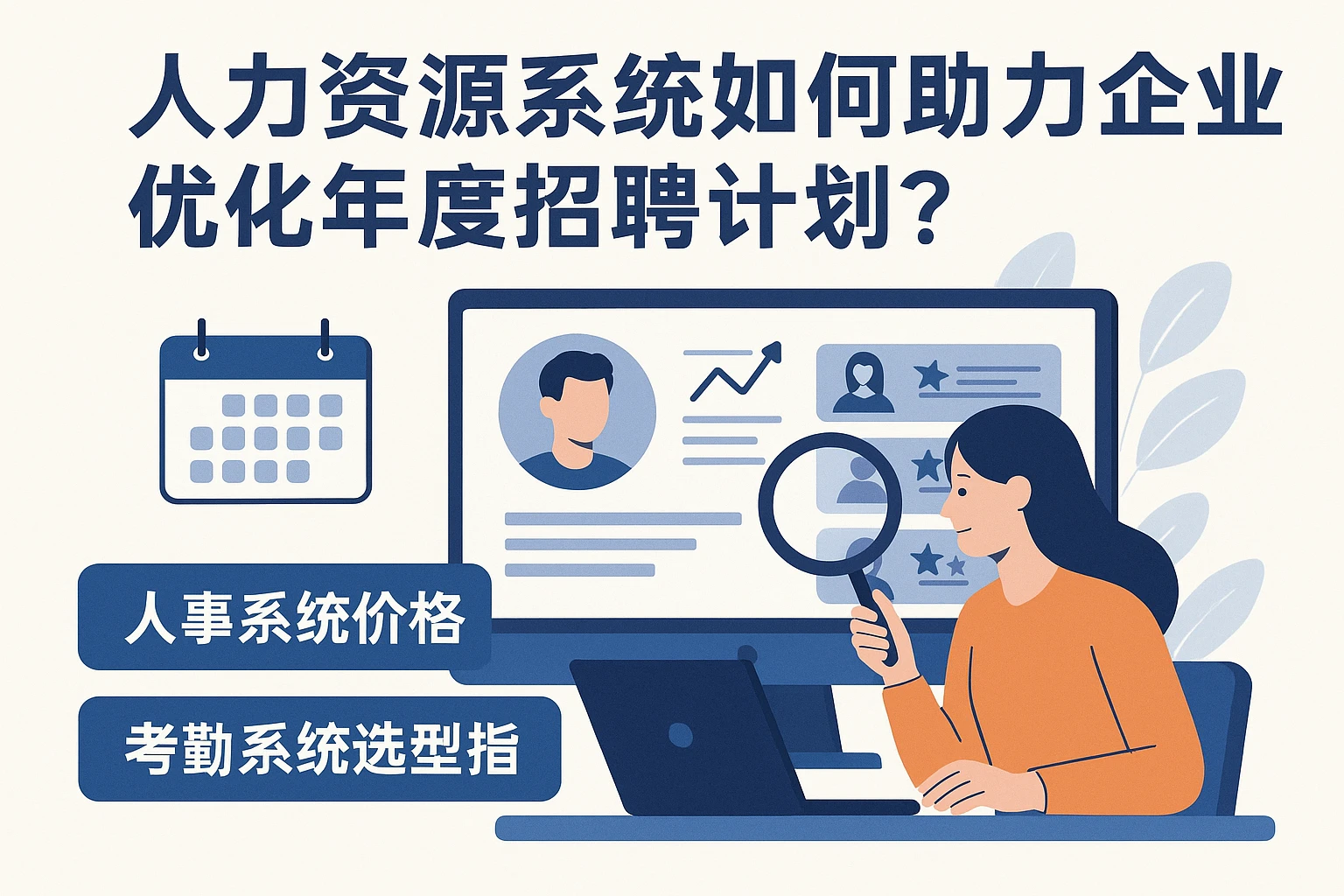 人力资源系统如何助力企业优化年度招聘计划？附人事系统价格与考勤系统选型指南