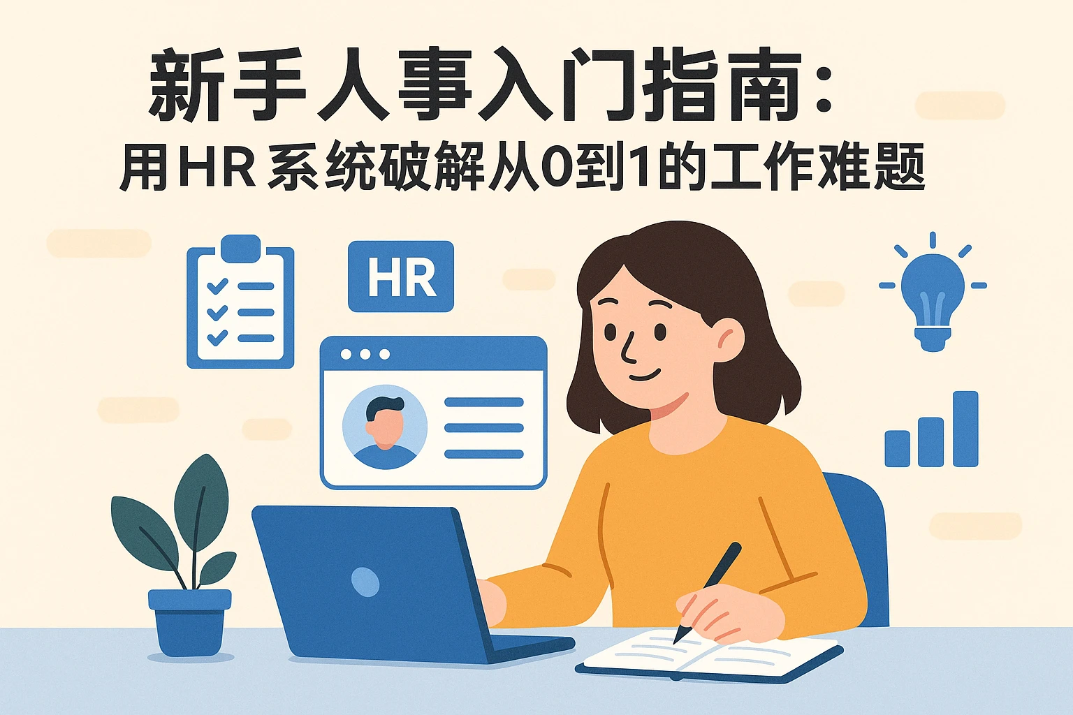 新手人事入门指南：用HR系统破解从0到1的工作难题