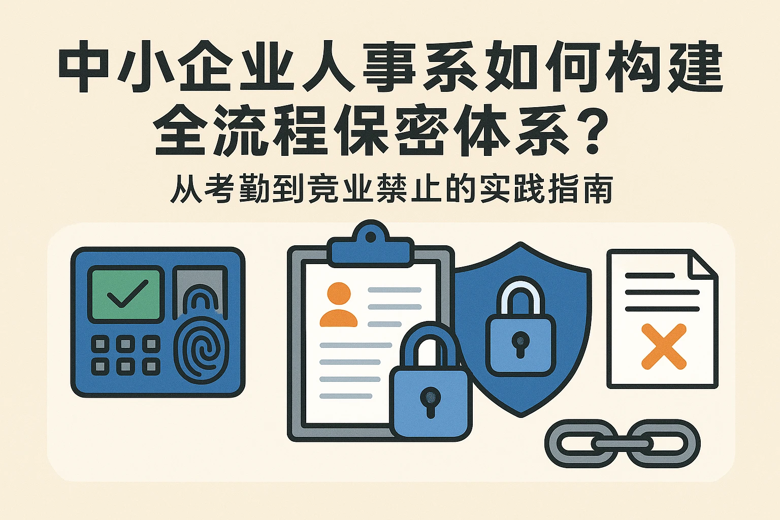 中小企业人事系统如何构建全流程保密体系？从考勤到竞业禁止的实践指南
