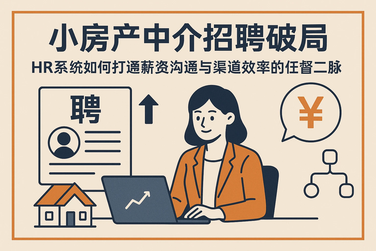 小房产中介招聘破局：HR系统如何打通薪资沟通与渠道效率的任督二脉