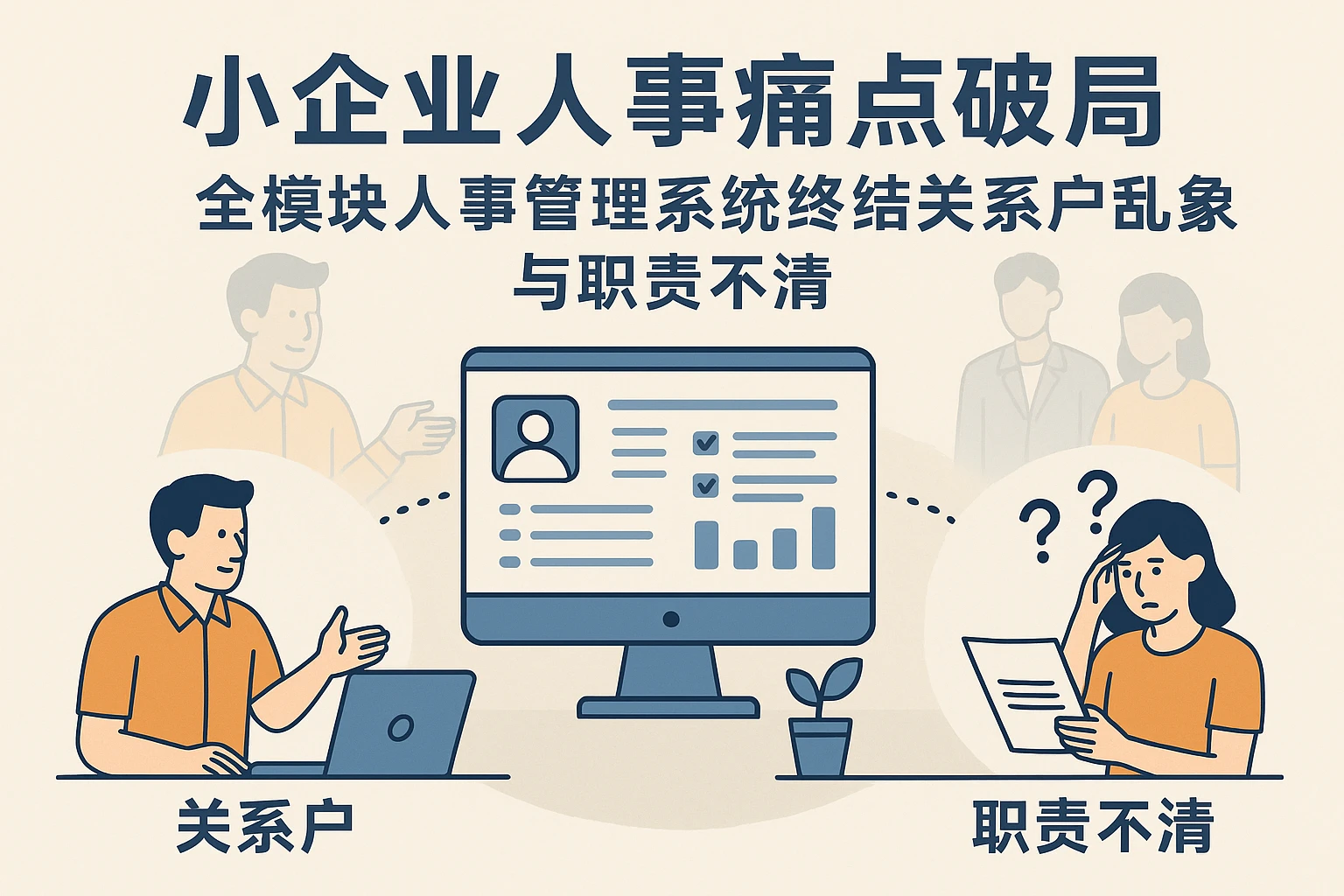 小企业人事痛点破局：全模块人事管理系统如何终结关系户乱象与职责不清