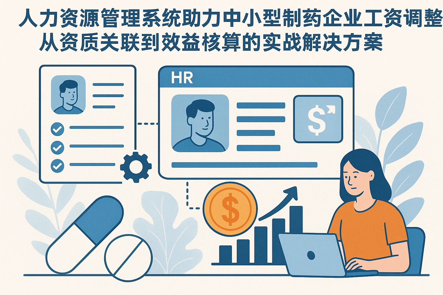人力资源管理系统助力中小型制药企业工资调整：从资质关联到效益核算的实战解决方案