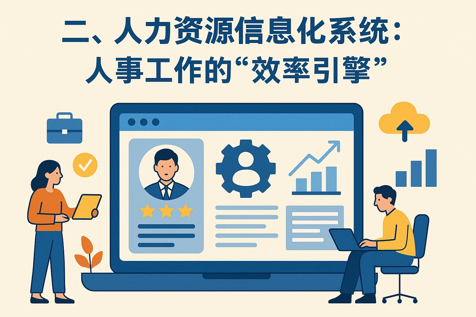 二、人力资源信息化系统：人事工作的“效率引擎”